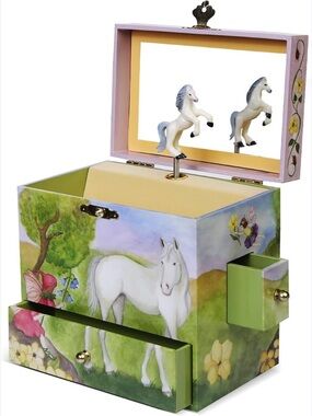 Enchantment Musical Horse Jewelry Box